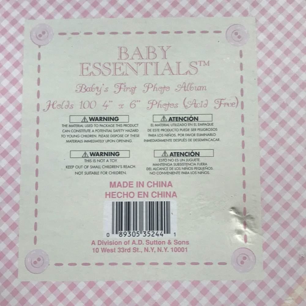 Baby Essentials: Baby’s First Photo Album - Picture 3 of 3